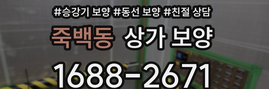 죽백동 상가 보양