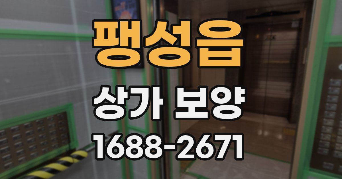 팽성읍 상가 보양