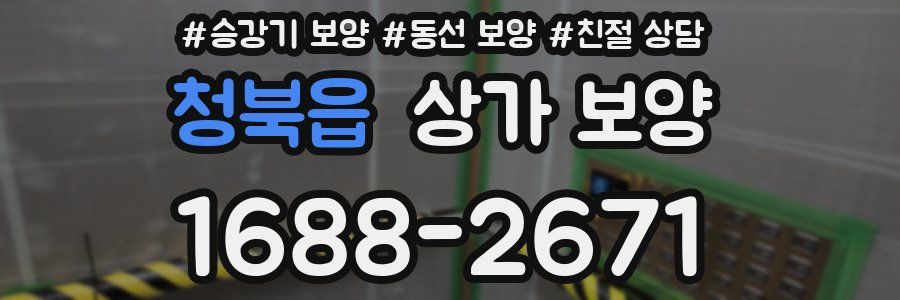 청북읍 상가 보양