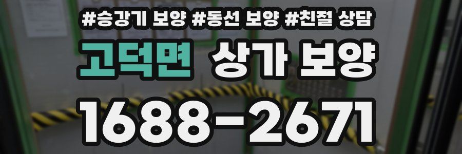 고덕면 상가 보양