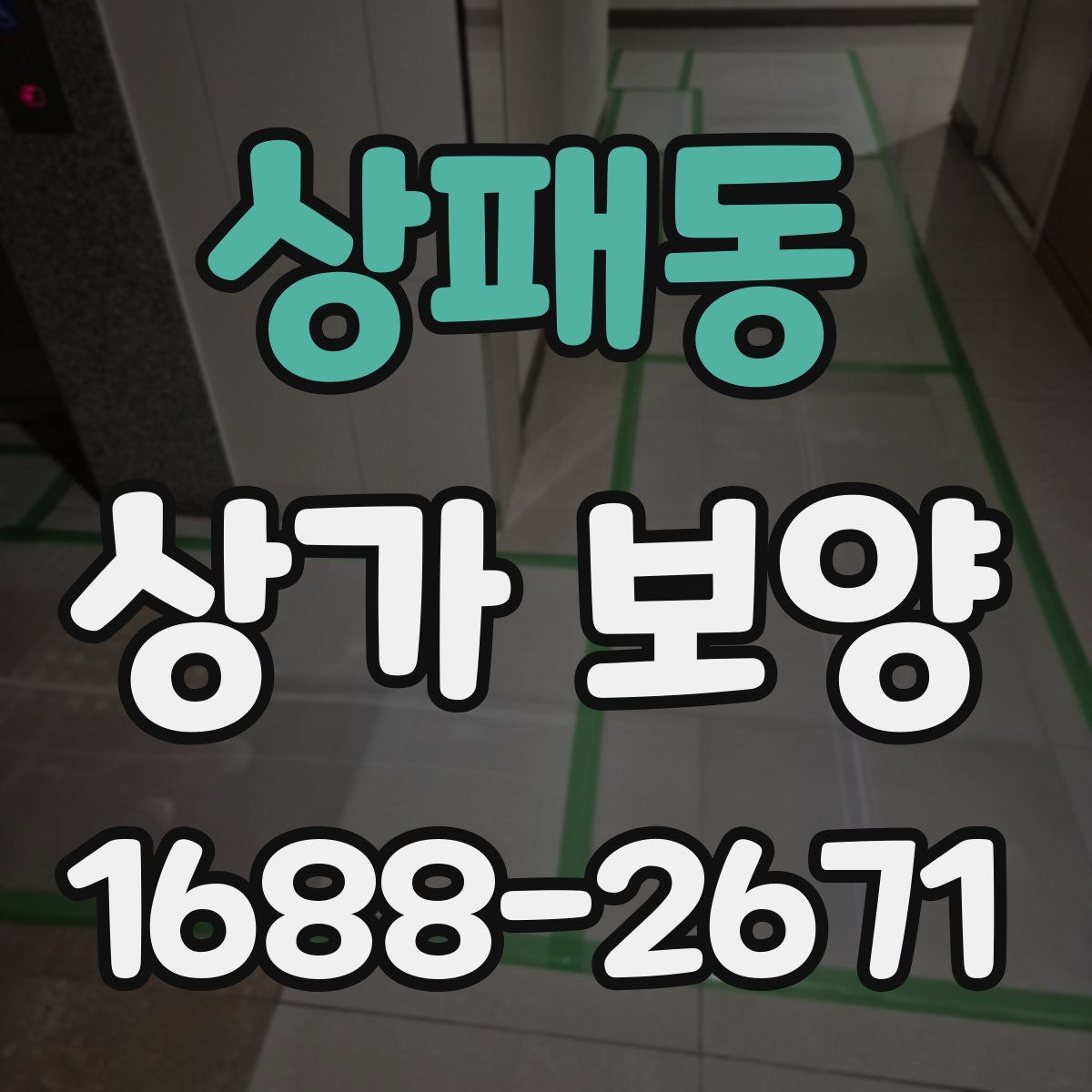 상패동 상가 보양