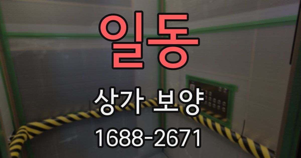 일동 상가 보양