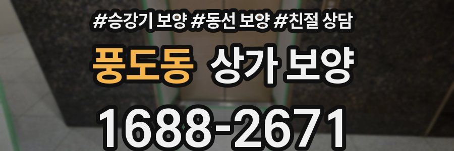 풍도동 상가 보양