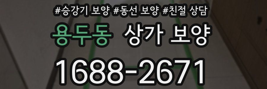 용두동 상가 보양