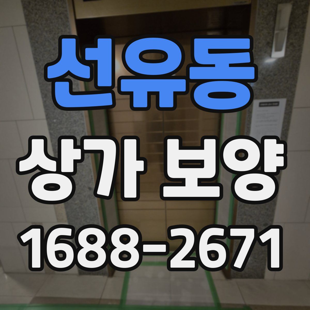 선유동 상가 보양