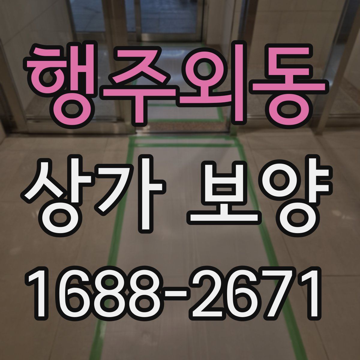 행주외동 상가 보양