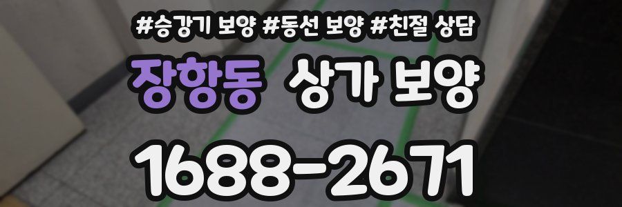 장항동 상가 보양