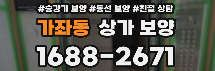 가좌동 상가 보양