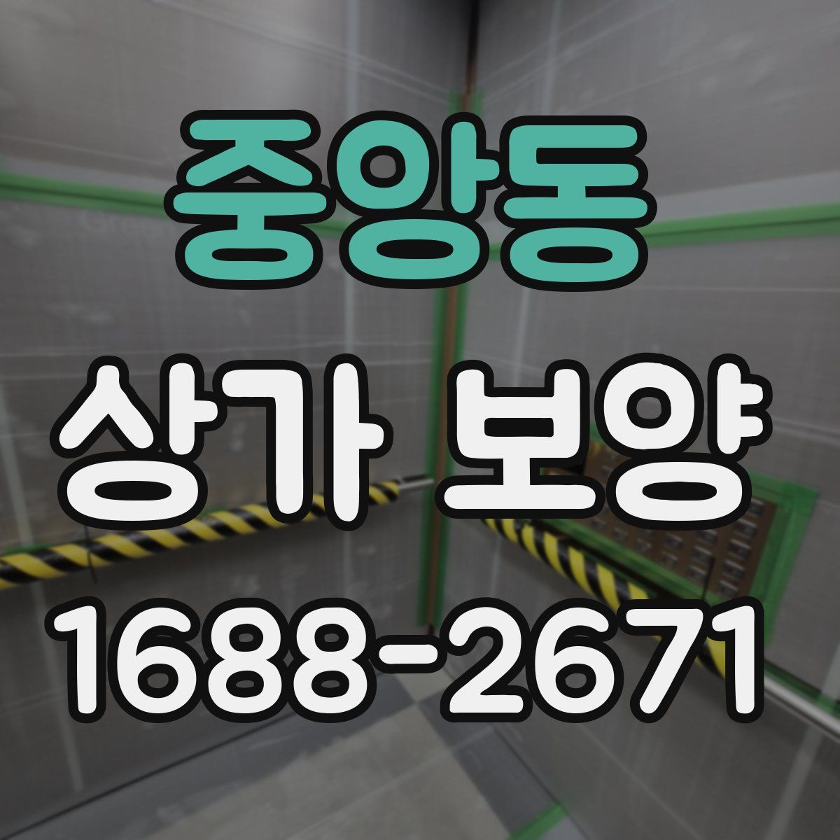 중앙동 상가 보양