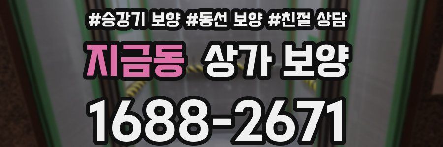 지금동 상가 보양