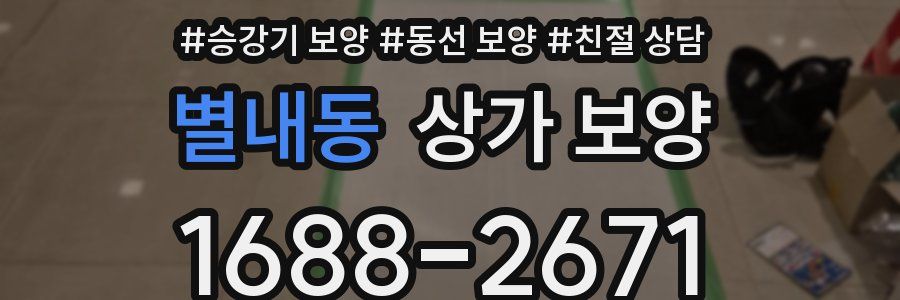 별내동 상가 보양