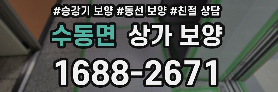 수동면 상가 보양