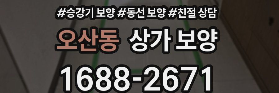 오산동 상가 보양
