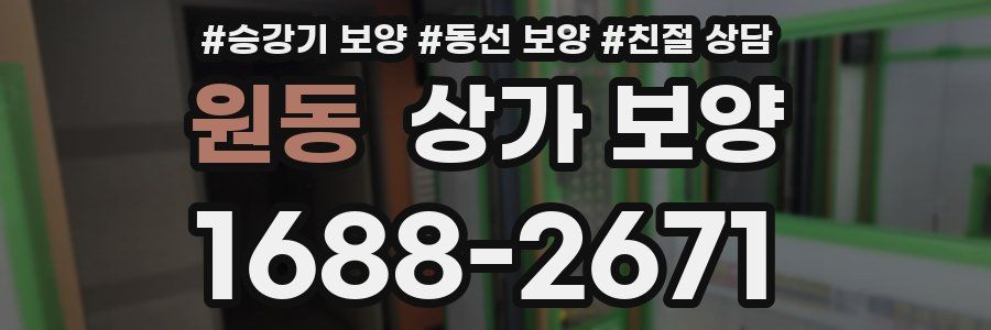 원동 상가 보양