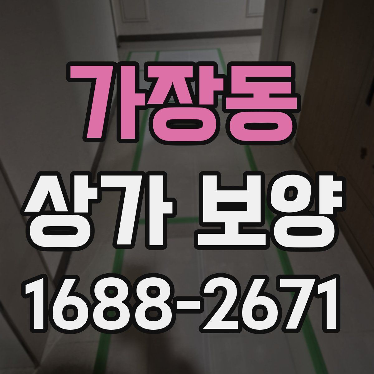 가장동 상가 보양