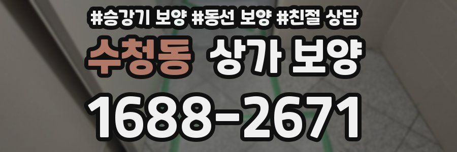 수청동 상가 보양