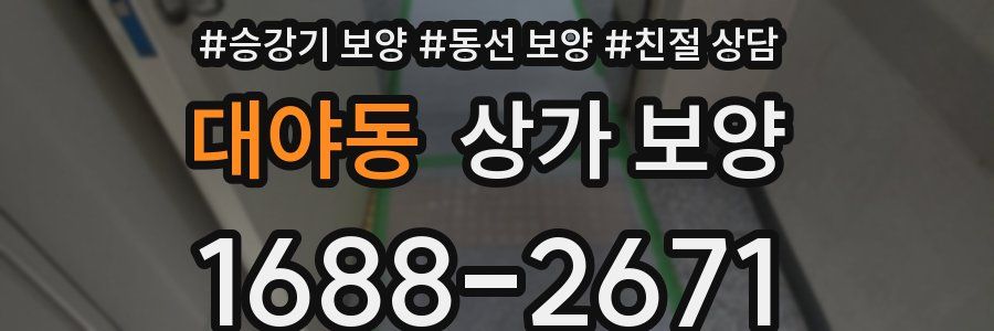 대야동 상가 보양
