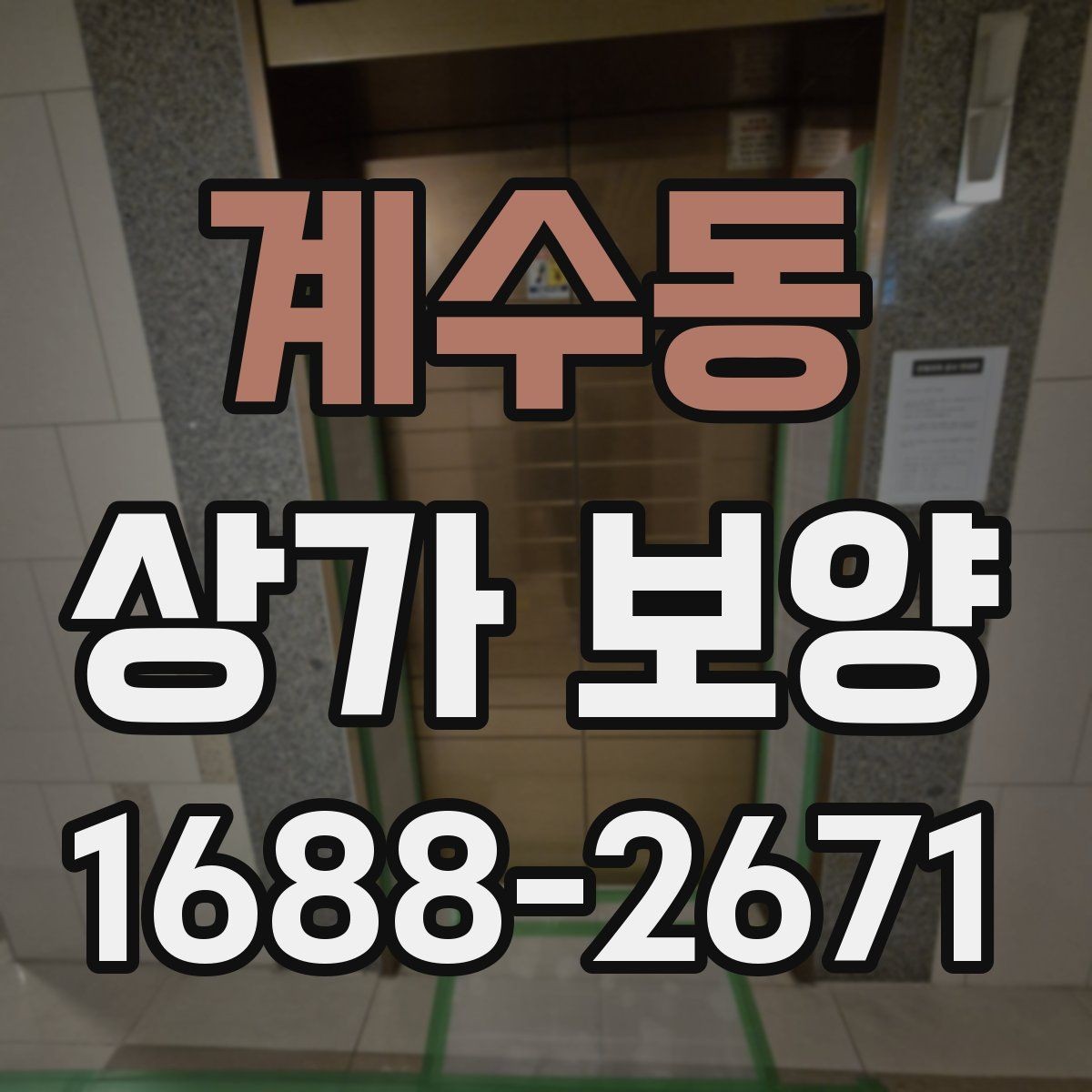 계수동 상가 보양 자재 선택 기준과 특징