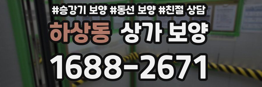 하상동 상가 보양