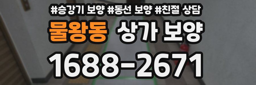 물왕동 상가 보양
