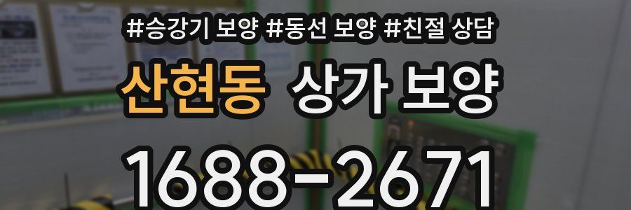 산현동 상가 보양