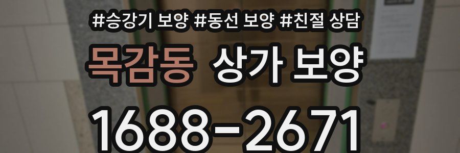 목감동 상가 보양