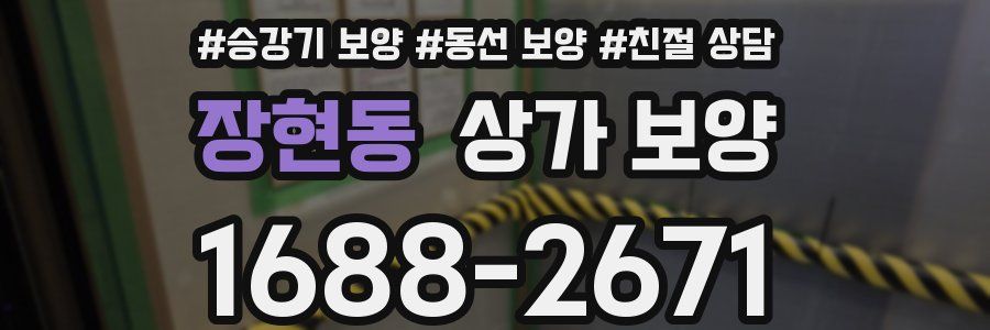 장현동 상가 보양
