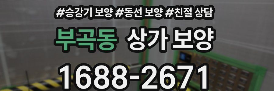 부곡동 상가 보양