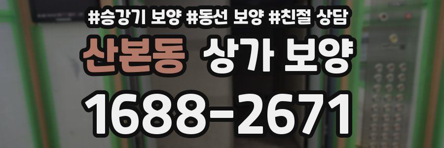 산본동 상가 보양
