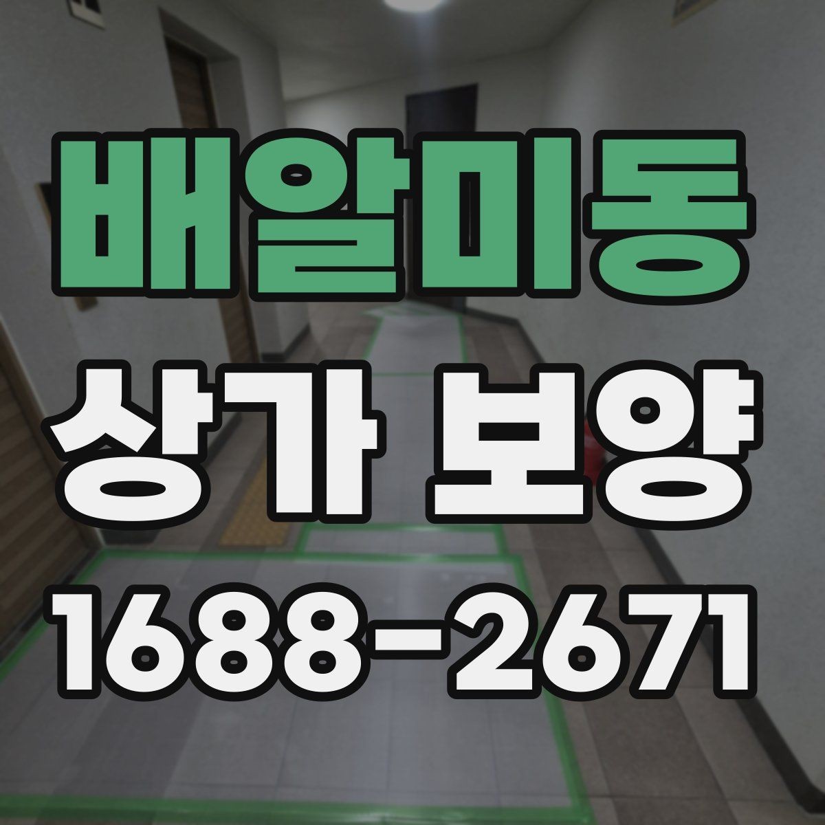 배알미동 상가 보양 범위를 잘못 잡았을 때 생기는 문제