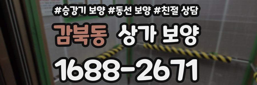 감북동 상가 보양