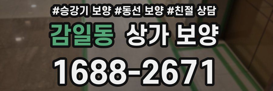 감일동 상가 보양