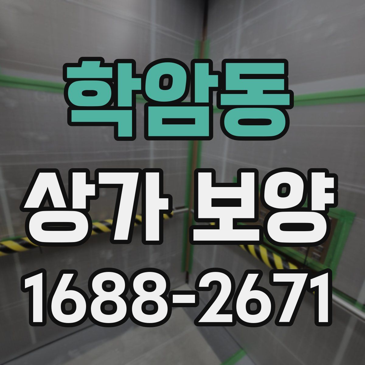 학암동 상가 보양