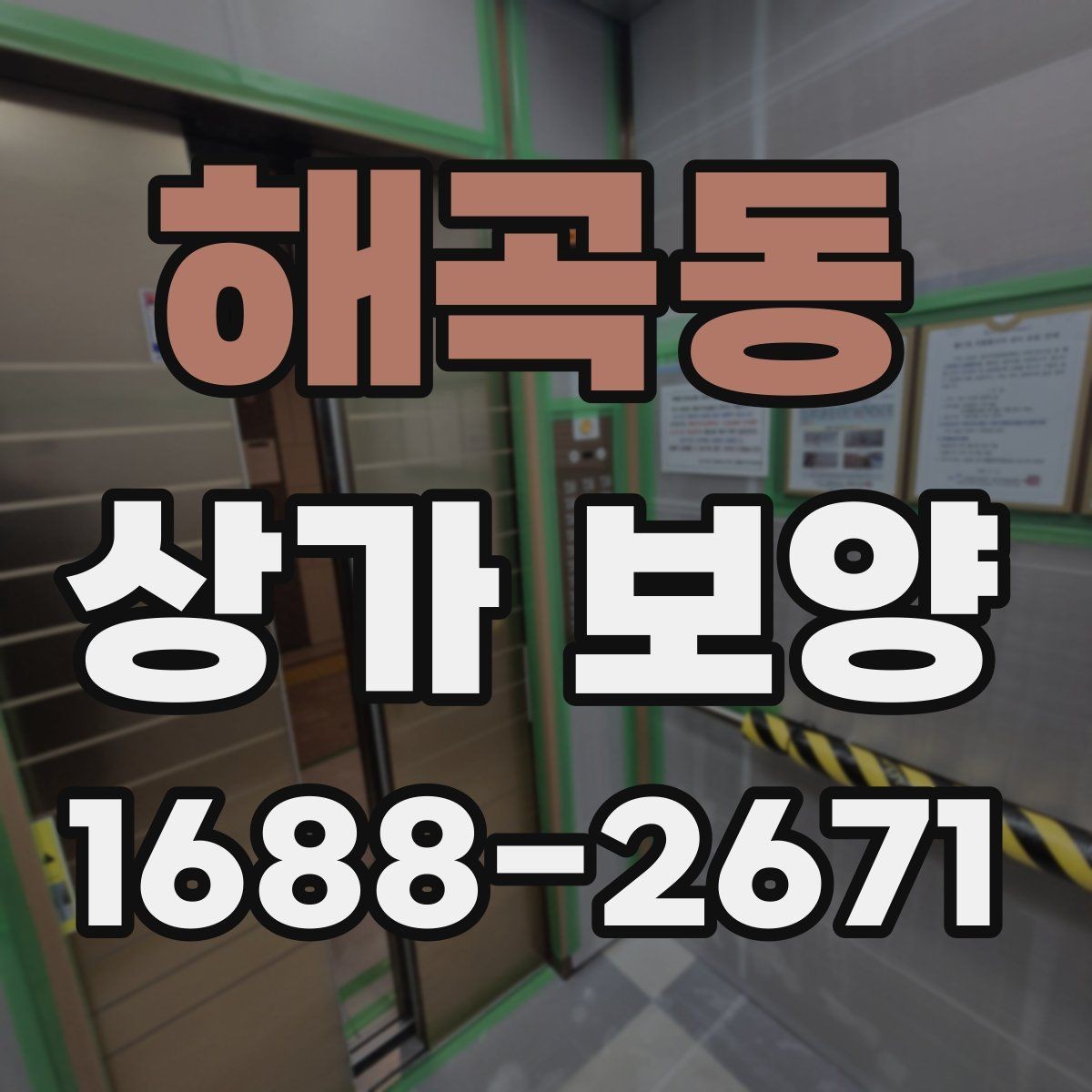 해곡동 상가 보양 대상별 관리 포인트