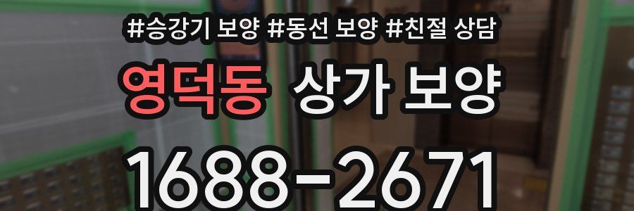 영덕동 상가 보양