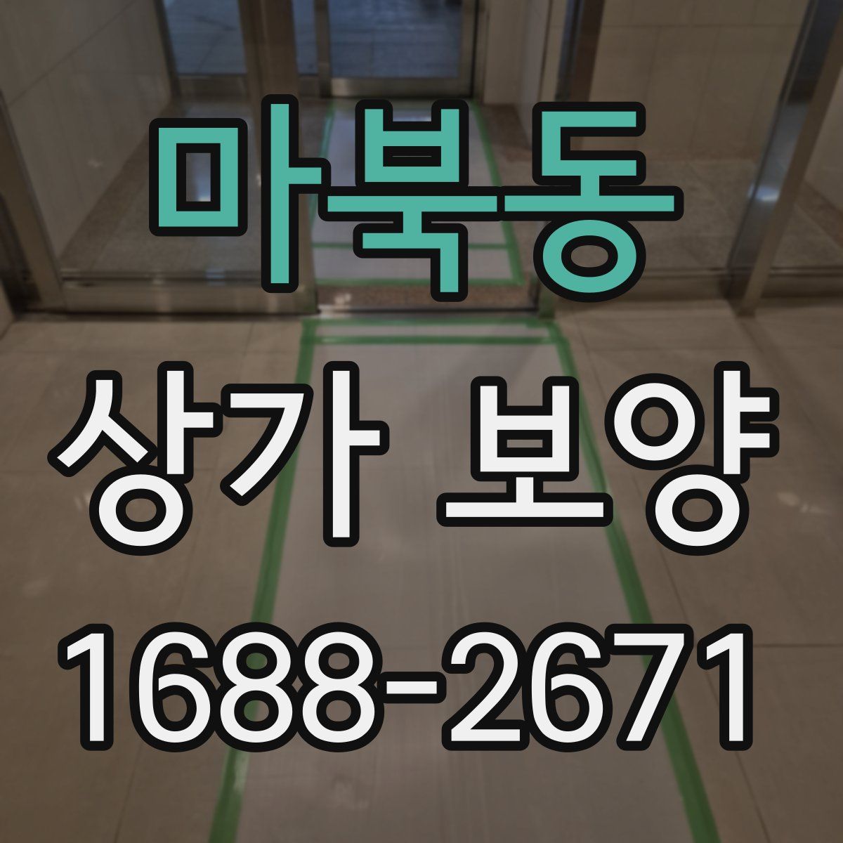 마북동 상가 보양