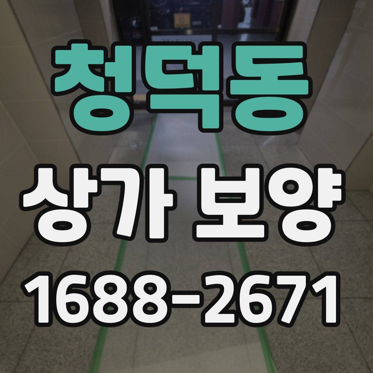 청덕동 상가 보양 적용 범위와 제외 범위