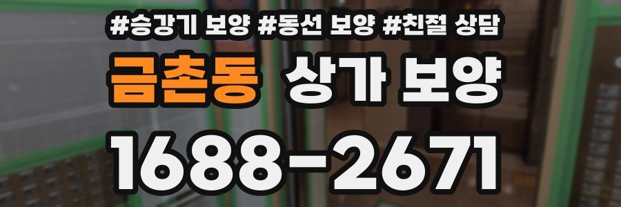 금촌동 상가 보양