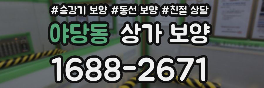 야당동 상가 보양