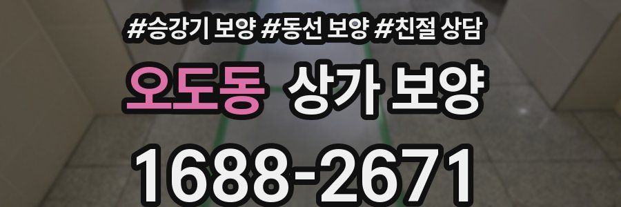 오도동 상가 보양