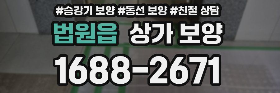 법원읍 상가 보양