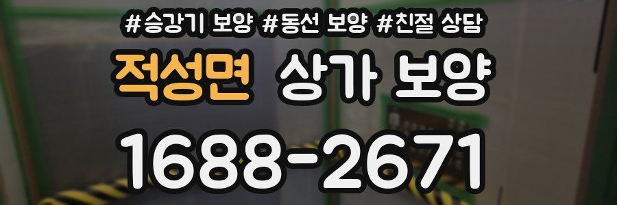 적성면 상가 보양