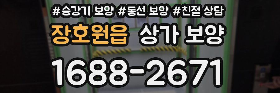 장호원읍 상가 보양