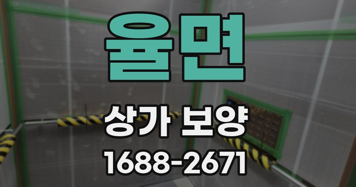 율면 상가 보양