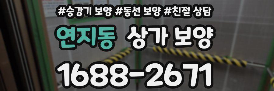 연지동 상가 보양