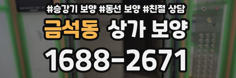 금석동 상가 보양