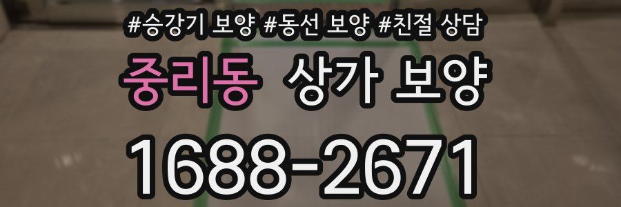 중리동 상가 보양