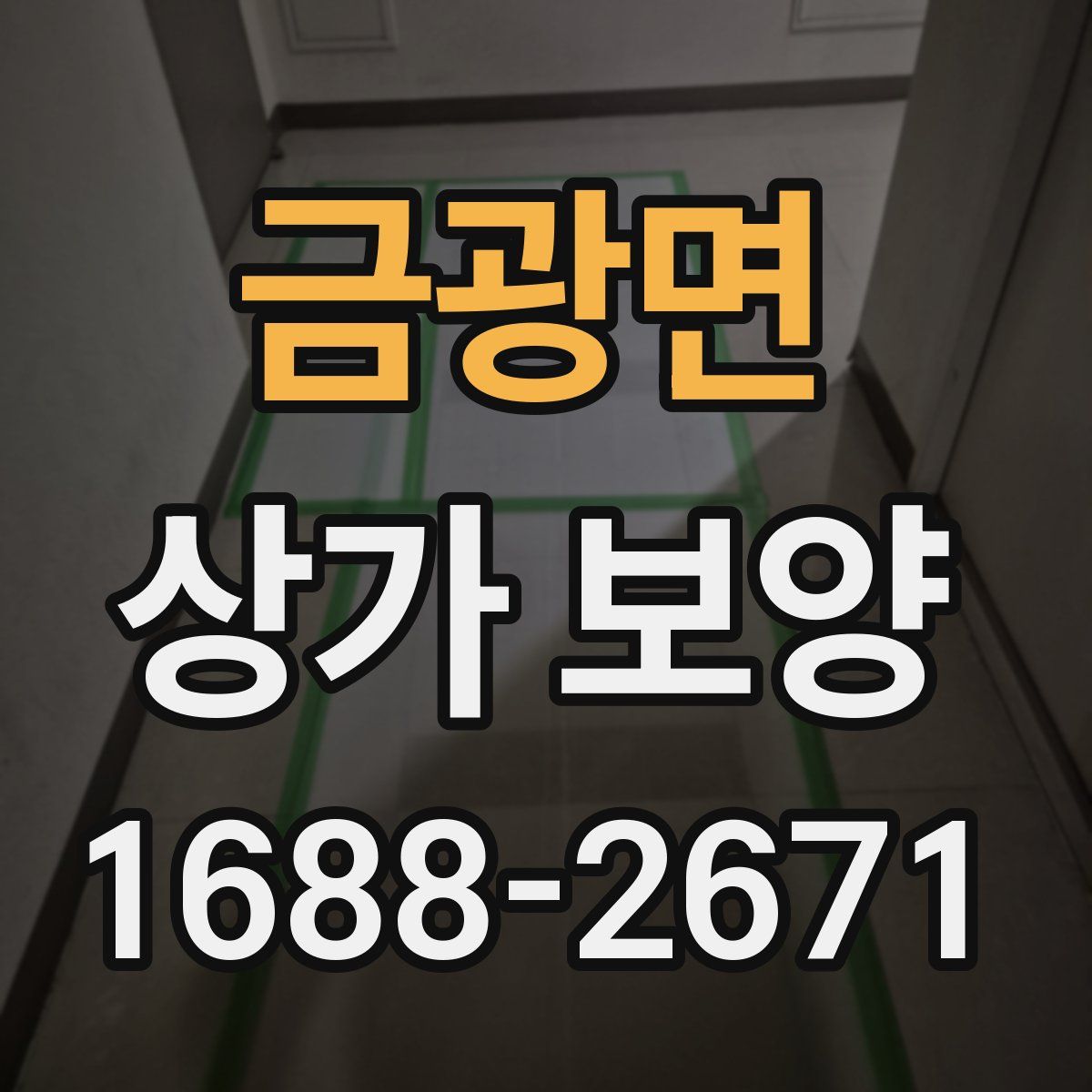 금광면 상가 보양