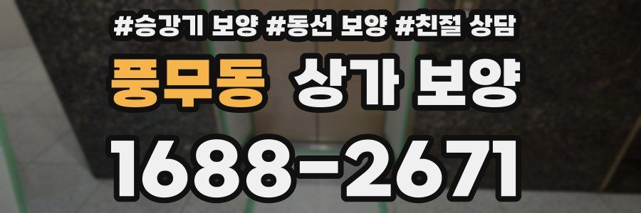 풍무동 상가 보양