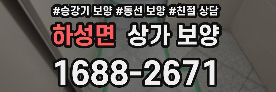 하성면 상가 보양